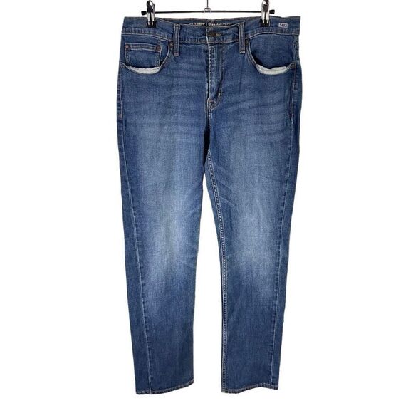 Old Navy Straight Jeans 32x34 Men’s Dark Wash Pre-Owned [#3413] - Picture 1 of 6